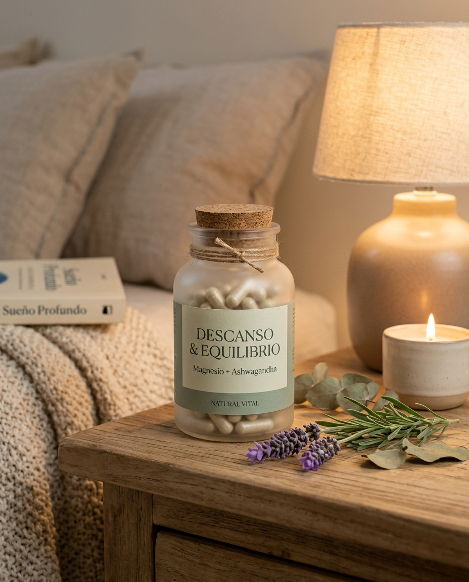 Descanso & Equilibrio™ — Magnesio + Ashwagandha