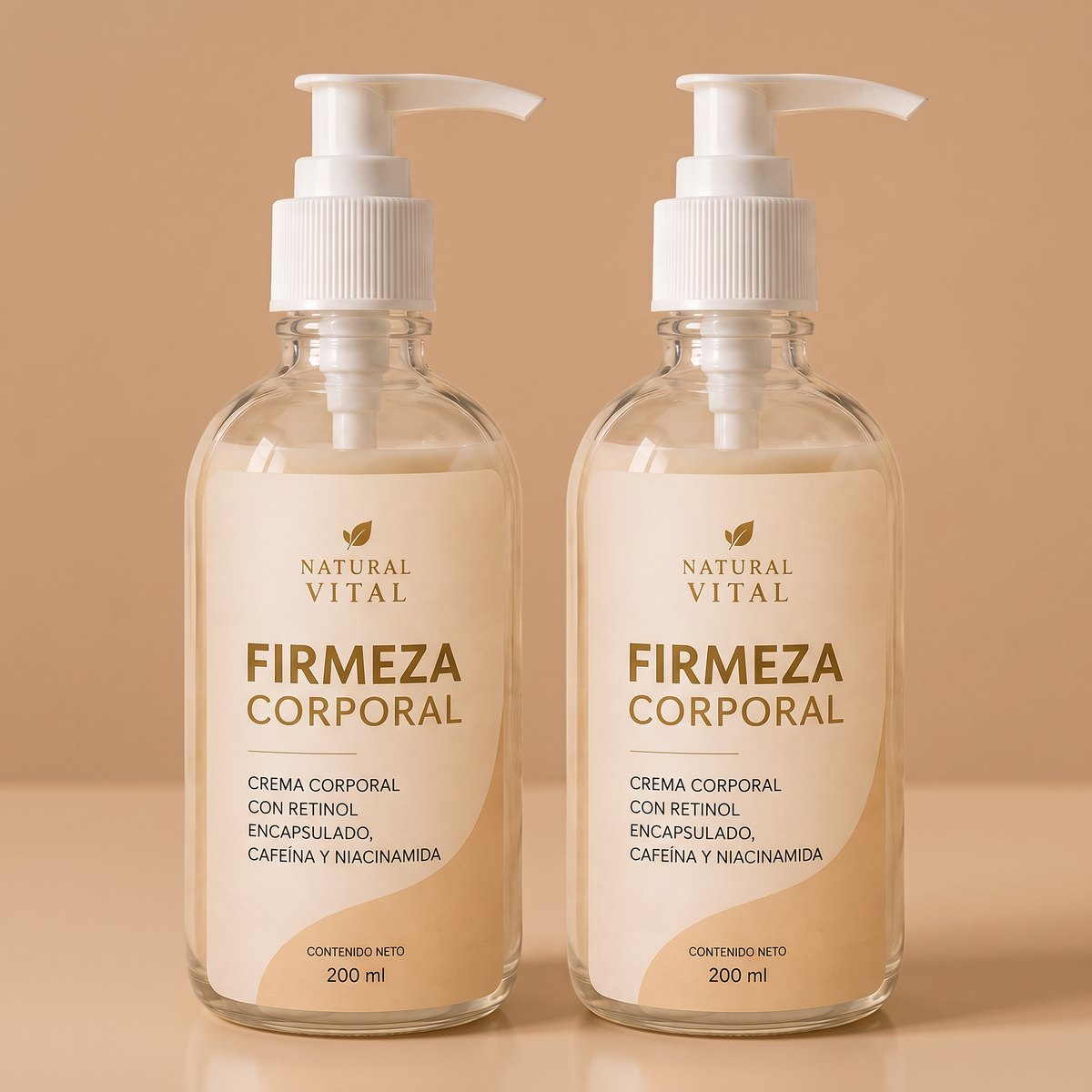 Pack de dos frascos de Firmeza Corporal de 200 ml