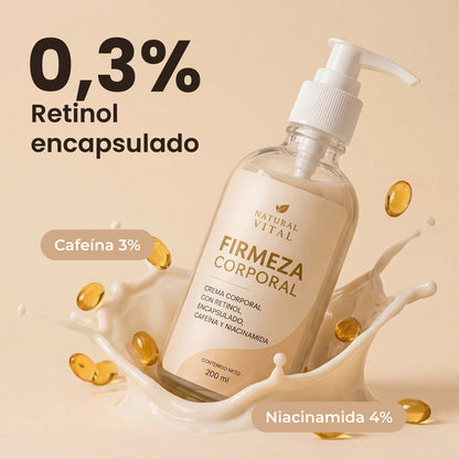 Retinol encapsulado 0,3%, cafeína 3% y niacinamida 4%
