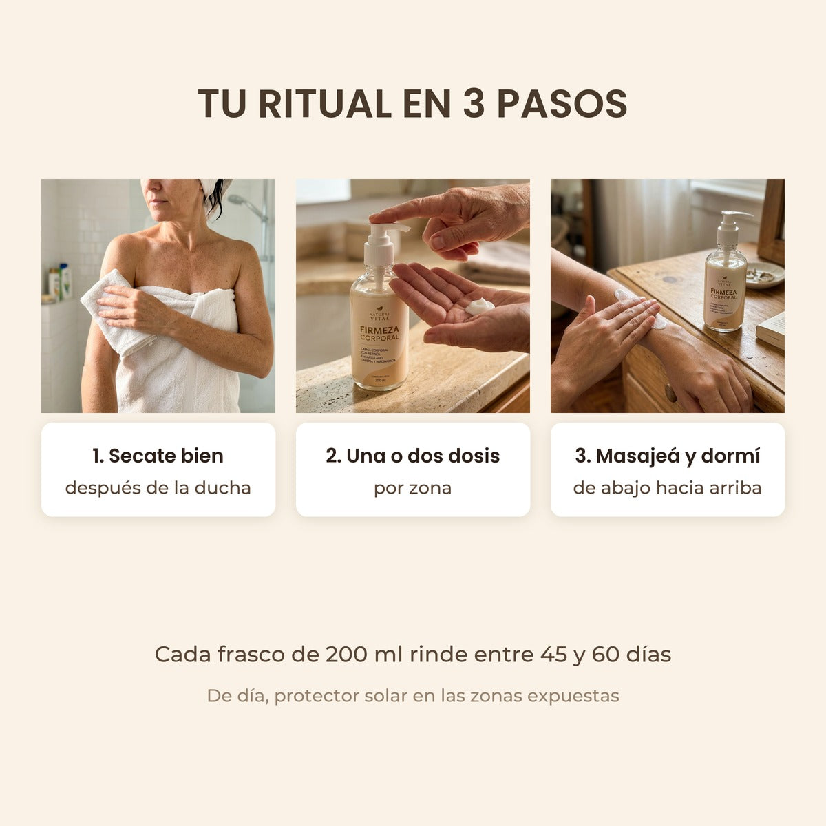 El ritual de Firmeza Corporal en 3 pasos