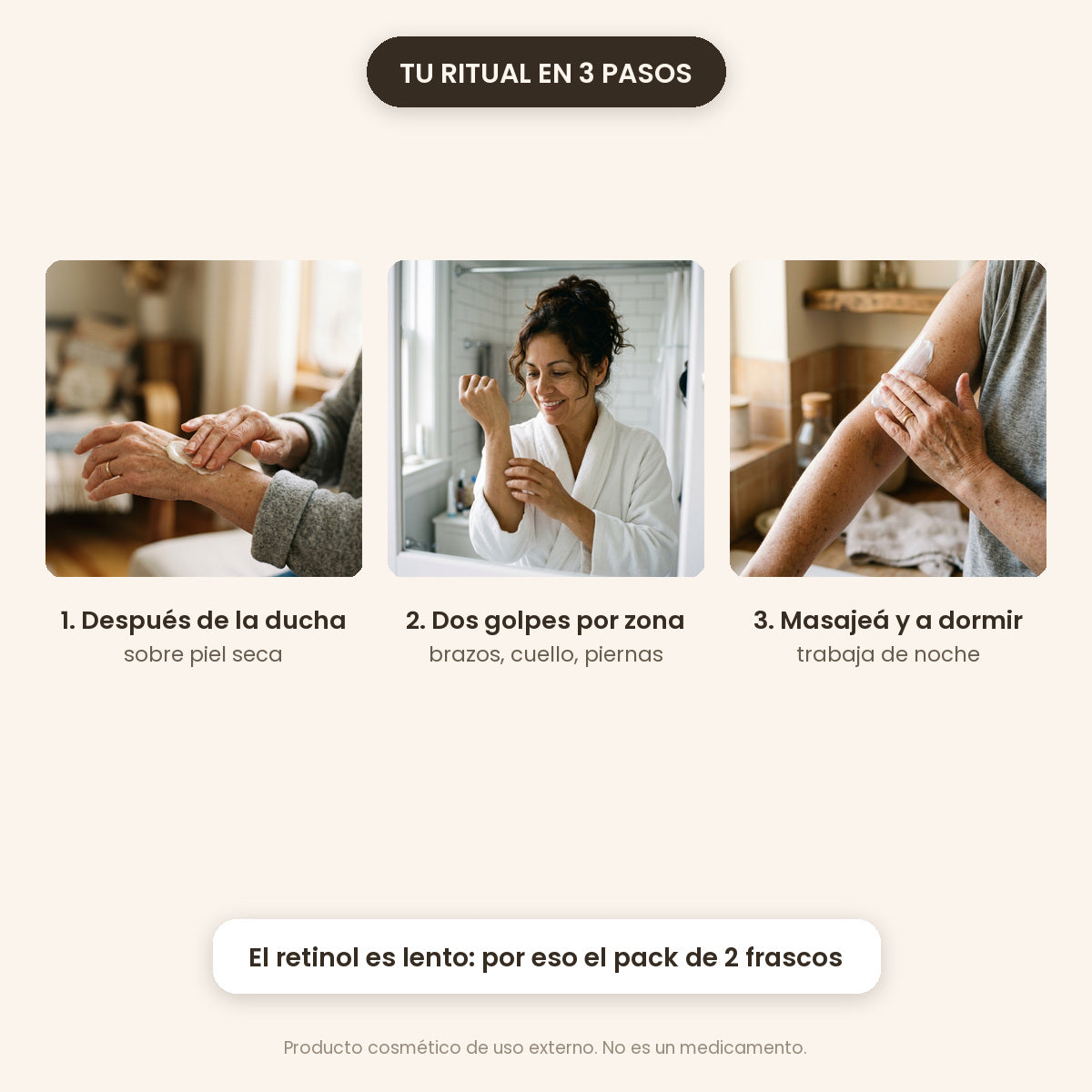 El ritual de Firmeza Corporal en tres pasos